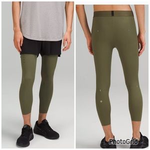 Lululemon License to Train Tight 21" Mens large Olive NWT